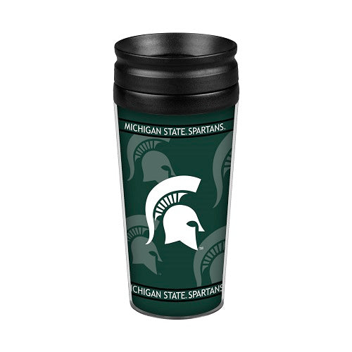 Michigan State Spartans 14oz Full Wrap Travel Tumbler