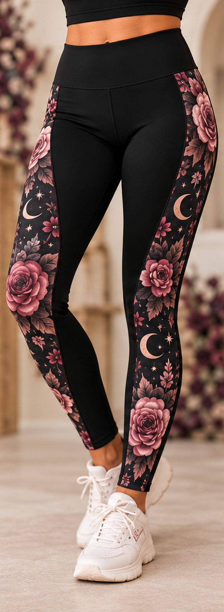 MIDNIGHT BLOOM-LEGGINGS (MIX EDIT PREORDER CLOSING 10/30, ETA END DEC.)