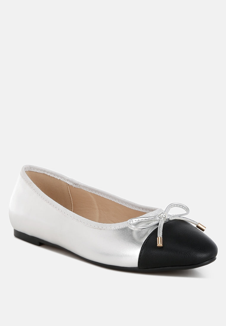 Minato Two Tone Ballet Flats