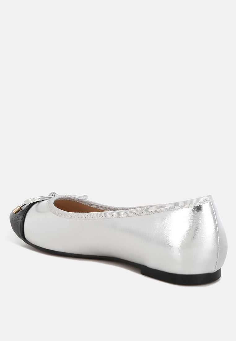 Minato Two Tone Ballet Flats