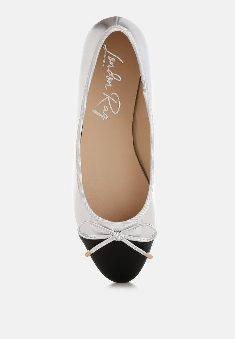 Minato Two Tone Ballet Flats