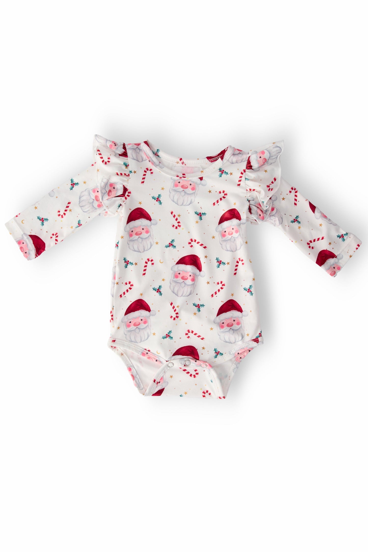 Mistletoe Magic L/S Flutter Bodysuit