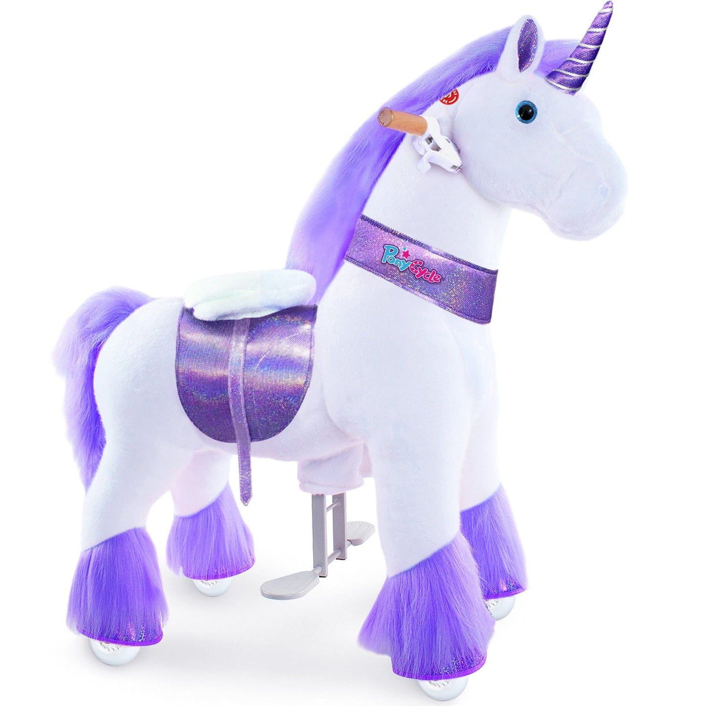 Model U Ride-On Plush Unicorn Age 4-7 Purple