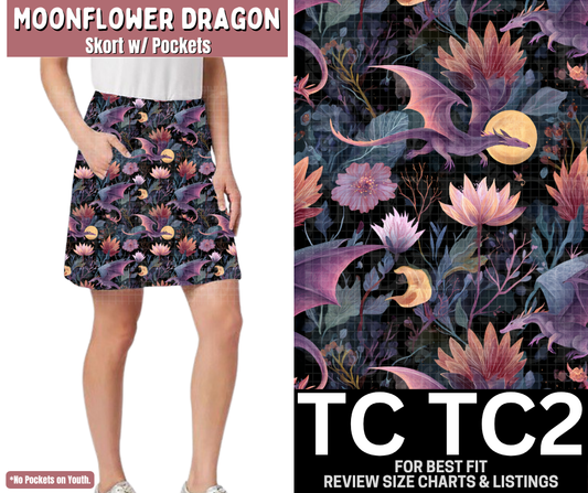 Moonflower Dragon Skort