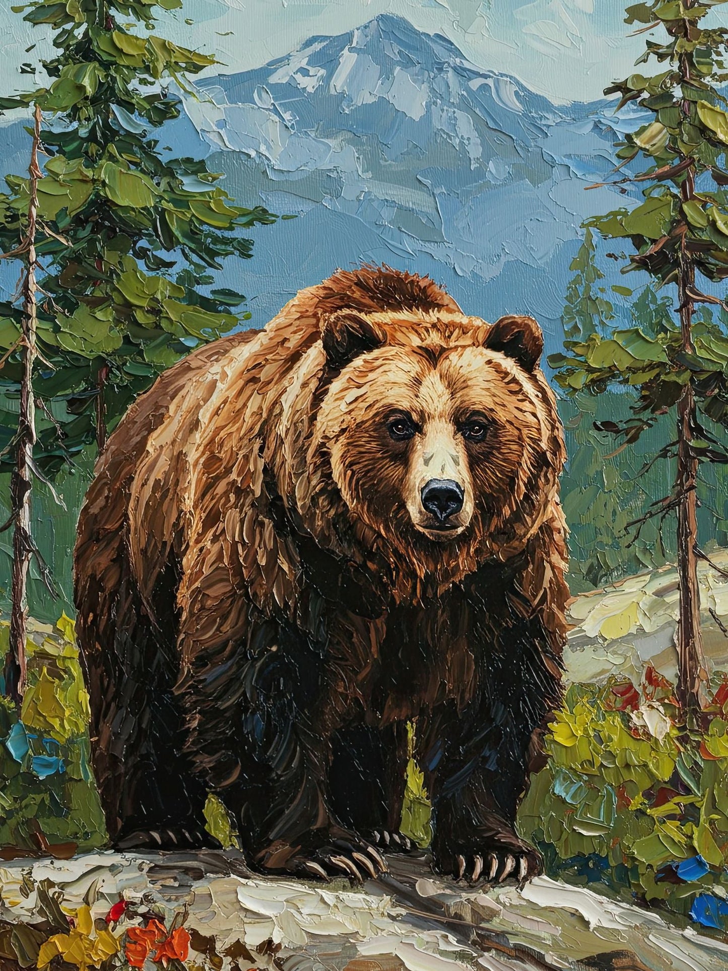 Mountain Majesty: The Grizzly