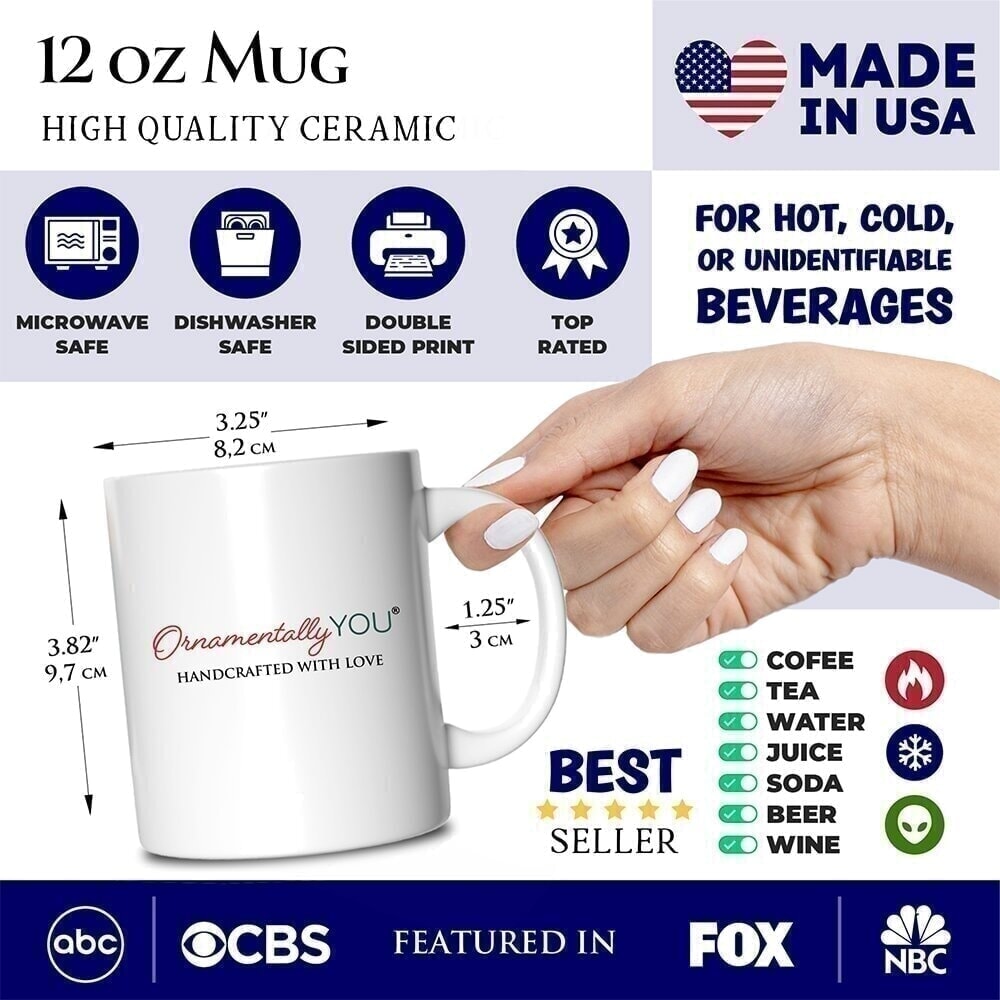 Thanksgiving Family Dysfunction Retro Personalized Mug, Funny Sarcastic Humor Gift with Custom Name