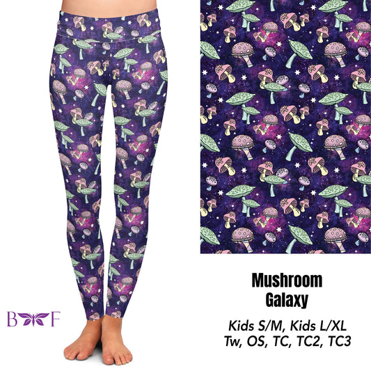 Mushroom galaxy leggings, Capris, joggers and Lounge Pants