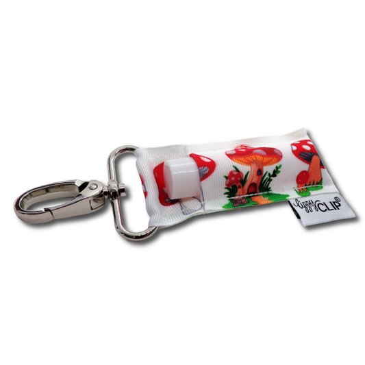 Mushrooms LippyClip® Lip Balm Holder