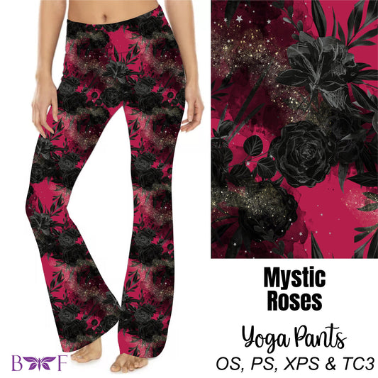 Mystic Roses yoga pants