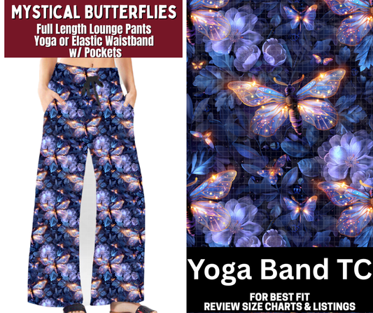 Mystical Butterflies Full Length Lounge Pants