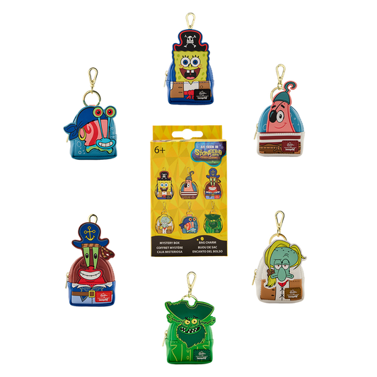 Loungefly SpongeBob SquarePants - Characters Cosplay Mystery Mini 1pc Backpack Keychain