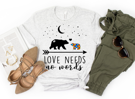 NO WORDS TEE