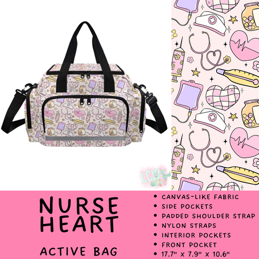 Batch #500 - Active Armor Collection - Closes 3/6 - ETA early May - Nurse Heart Active Bag