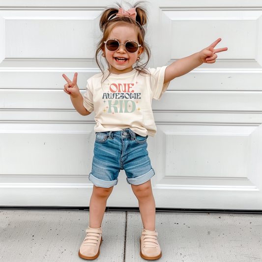 One Awesome Kid Youth & Toddler Graphic Tee