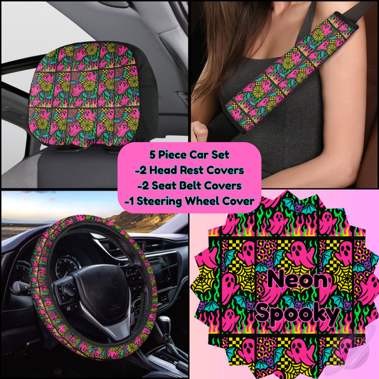 5 PIECE CAR SET-NEON SPOOKY-PREORDER CLOSING 9/5