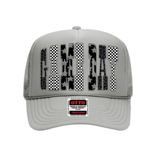 Game Day Pattern Trucker Hat