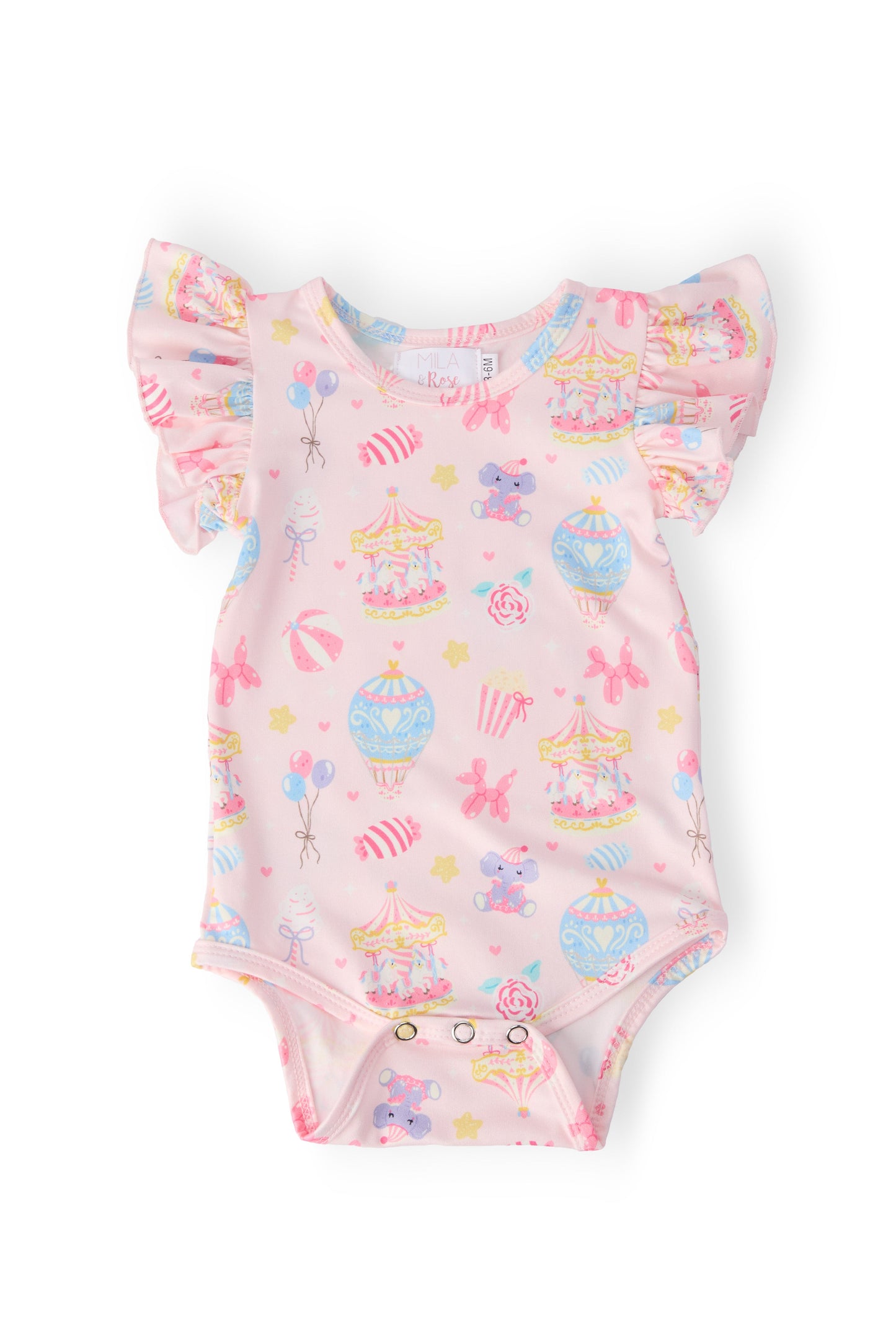 Off to the Circus S/S Flutter Bodysuit