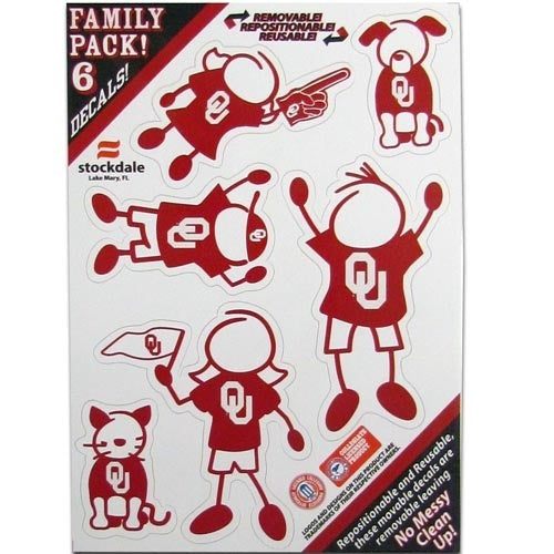 Oklahoma Sooners Family Decal