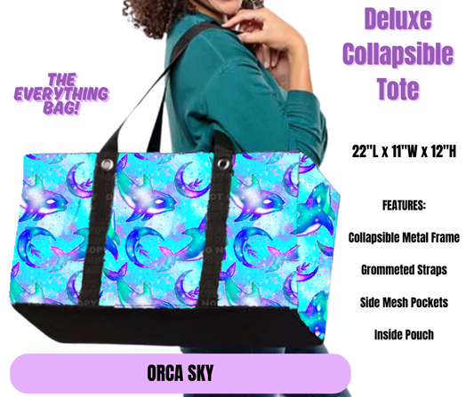 Preorder! Closes 5/19. ETA August. Orca Sky Collapsible Tote