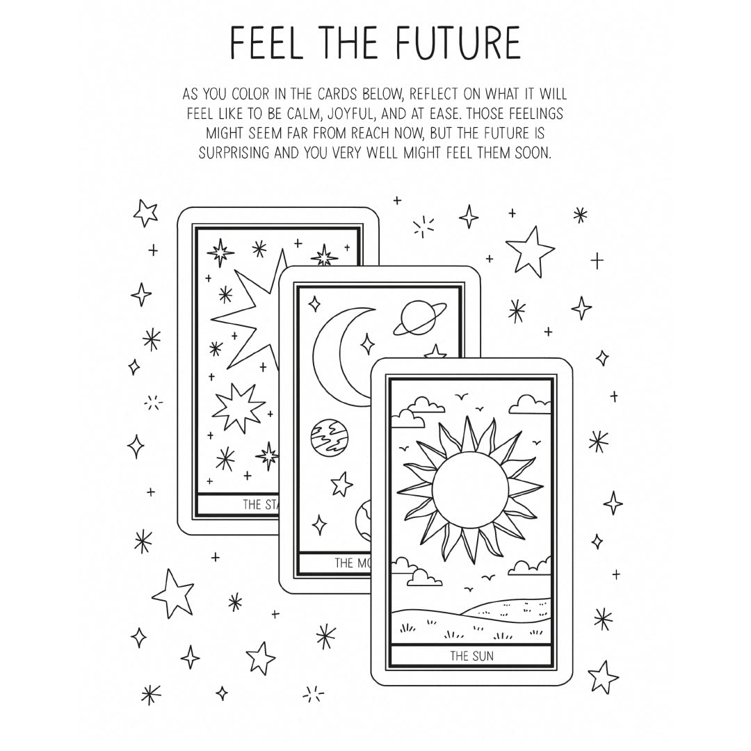 Out of Your Mind: A Journal and Coloring Book to Distract Your Anxious Mind (Spiral Bound)