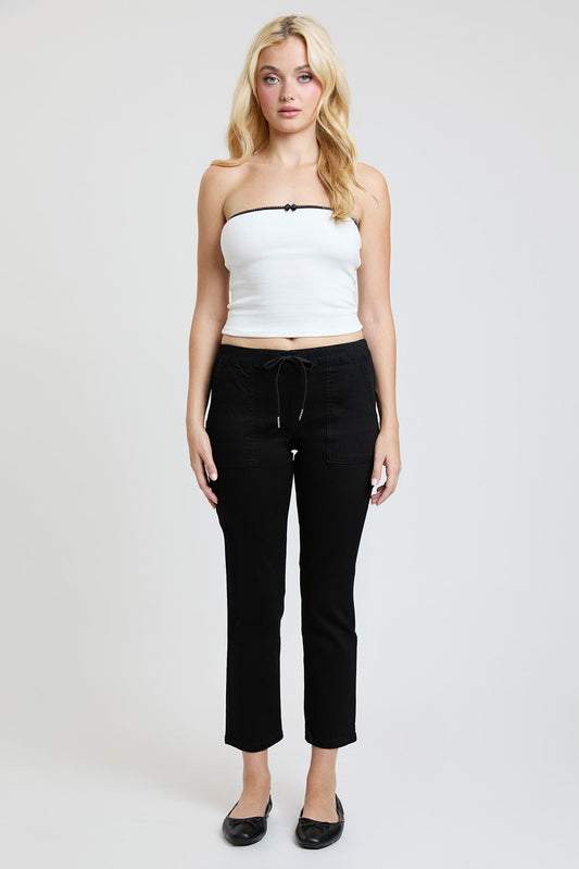 Women's High Rise Pull On Straight Leg Jogger