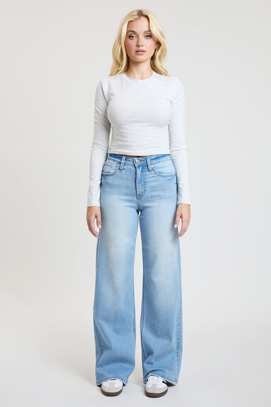 Women's Super Soft High Rise Wide Leg Jeans