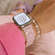 Perla Bubbly Peony Rose Gold Hardware