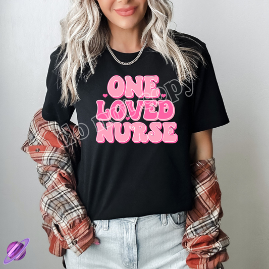 ONE LOVED NURSE TEE