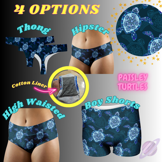 PAISLEY TURTLES-Underwear Run 2-Preorder Closing 6/18