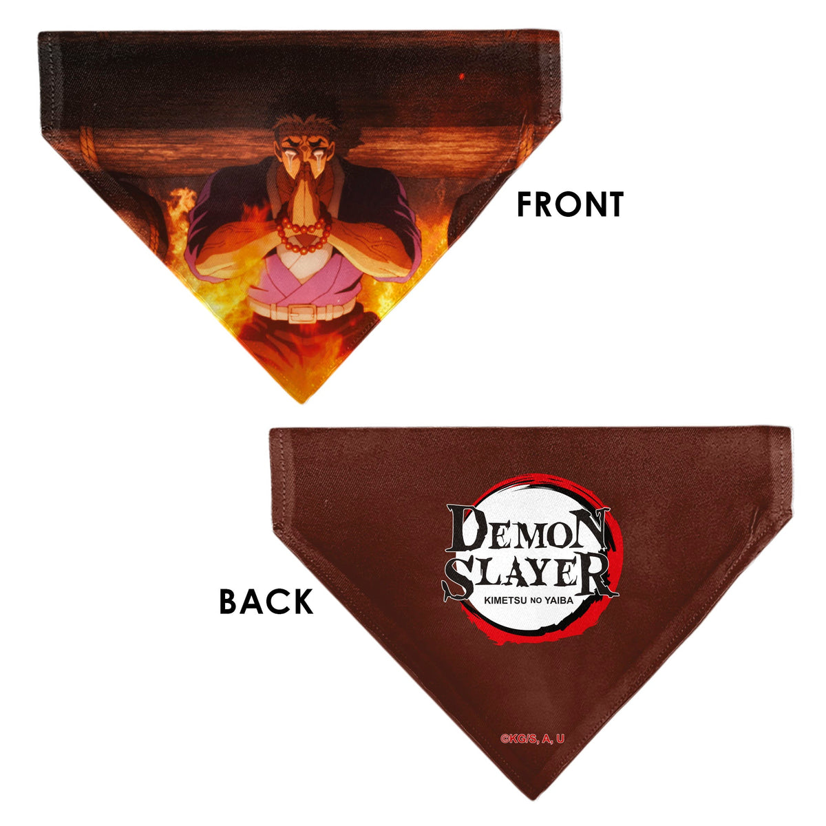 Pet Bandana - Demon Slayer Gyomei Himejima Prayer Pose Scene