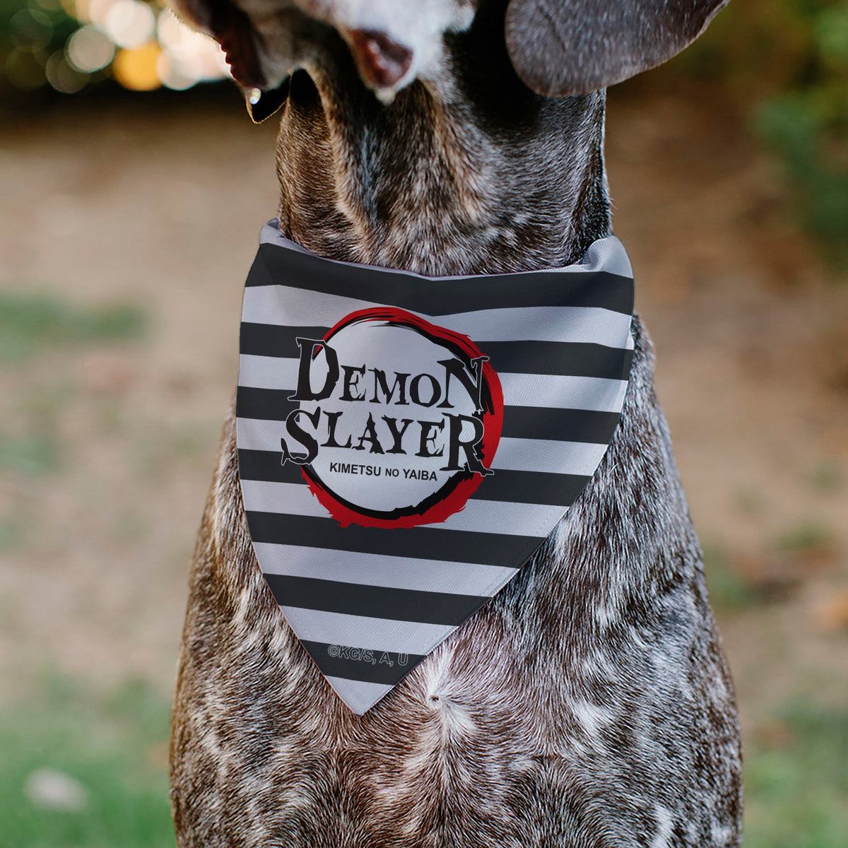 Pet Bandana - Demon Slayer Obanai Iguro Serpent Pose Scene