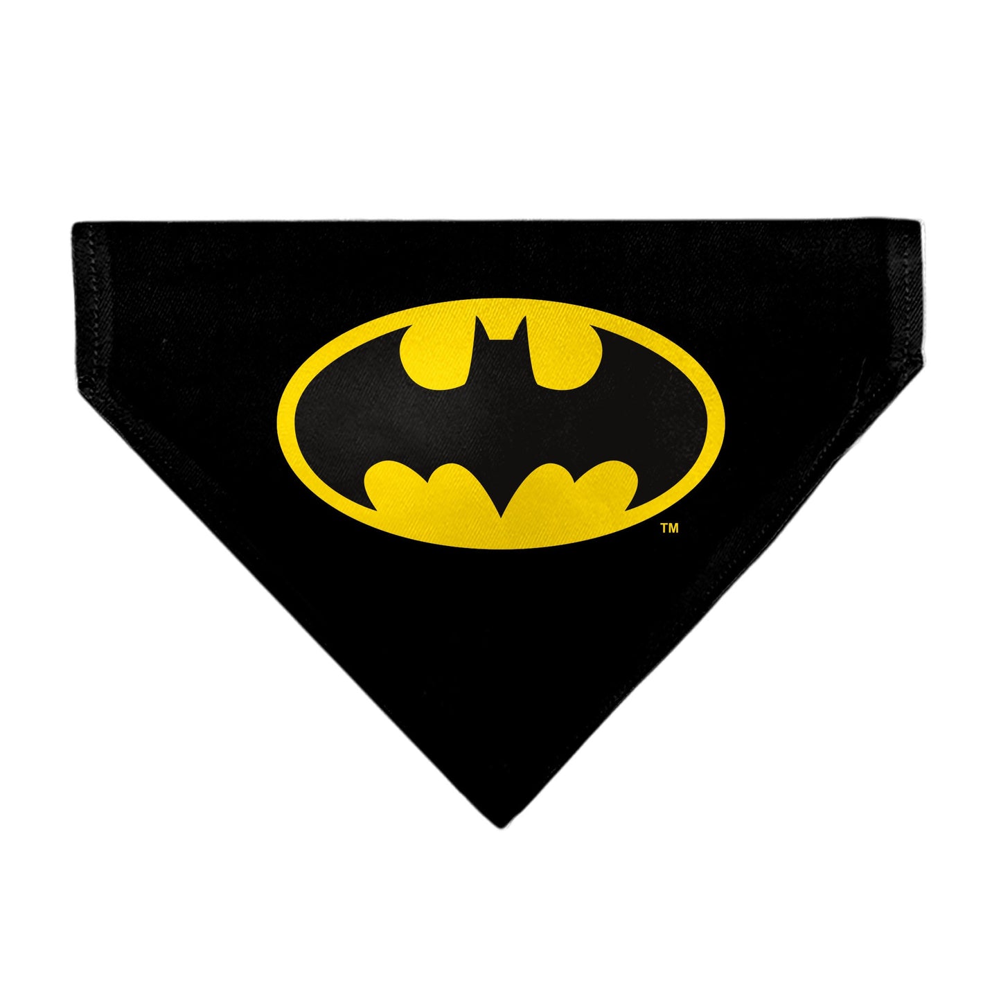 Pet Bandana - Batman Shield Logo Black/Yellow