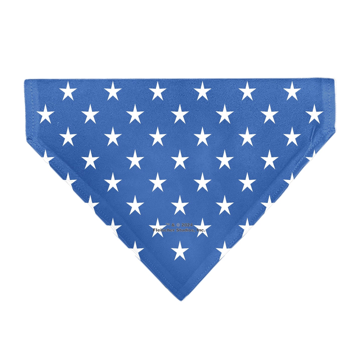 Pet Bandana - Bandana BETTY BOOP Americana Soldier Salute Pose Logo and Stars Blue/White