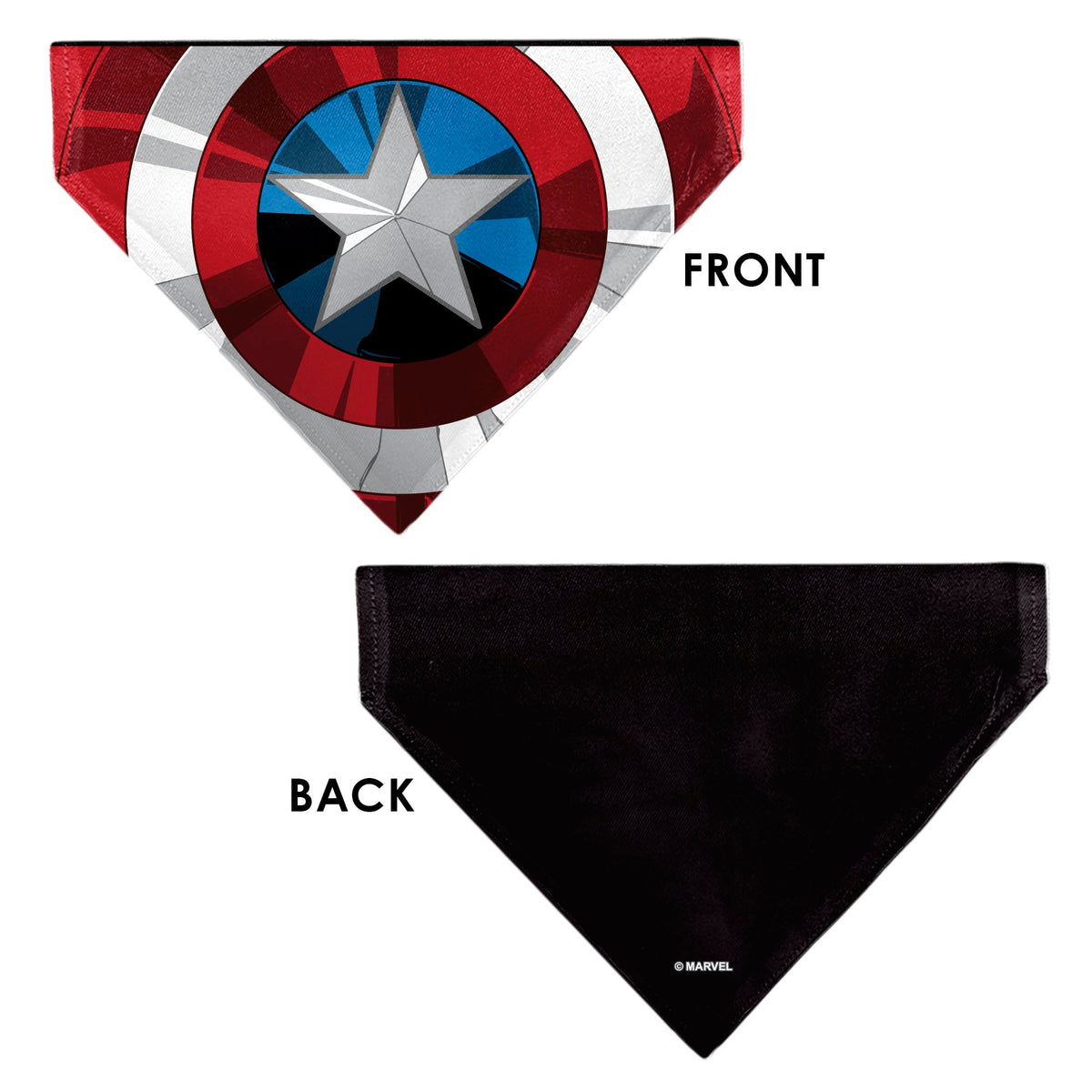 Pet Bandana - Captain America Shield Red/White/Blue