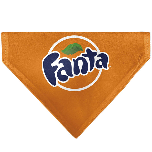 Pet Bandana - FANTA Orange Round Logo Orange/White/Blue