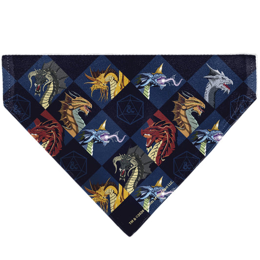 Pet Bandana - Dungeons & Dragons True Dragon Blocks Blues