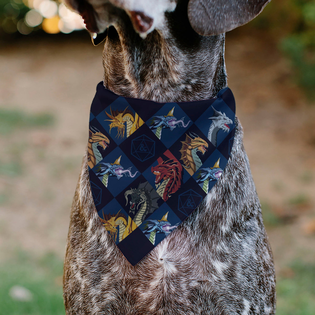 Pet Bandana - Dungeons & Dragons True Dragon Blocks Blues