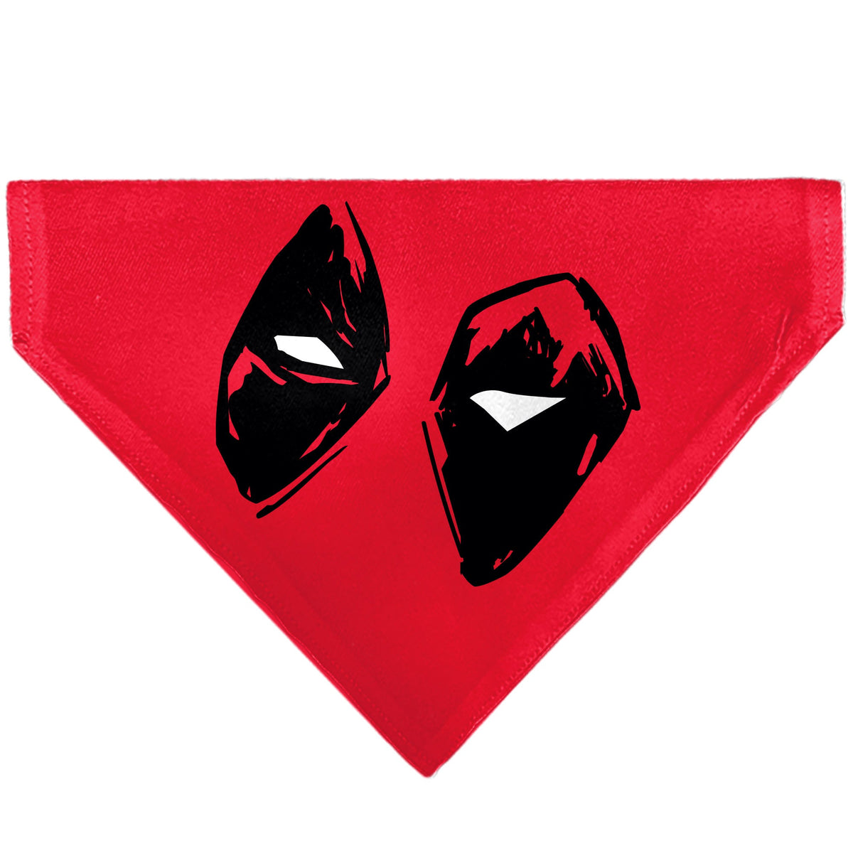 Pet Bandana - Deadpool Eyes Sketch Red/Black