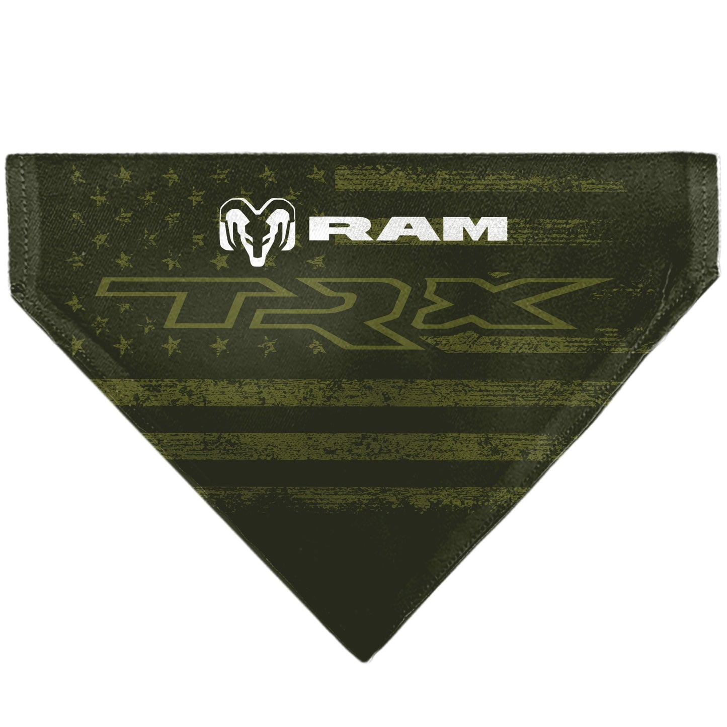 Pet Bandana - RAM TRX Americana Stars and Stripes Weathered Black/Brown/White