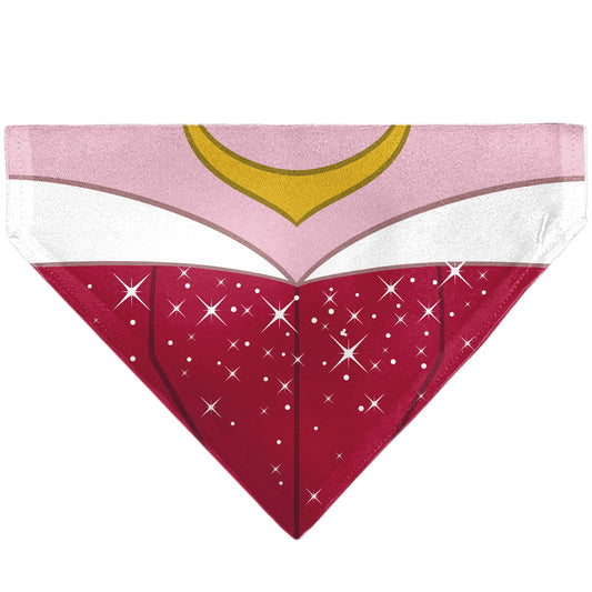 Pet Bandana - Sleeping Beauty Princess Aurora Dress Print Pink