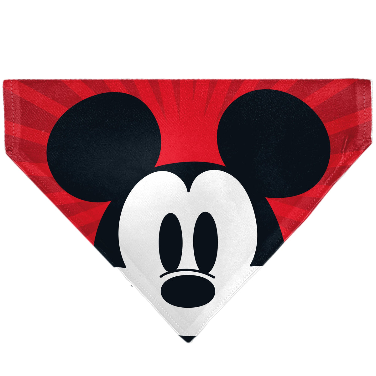 Pet Bandana - Mickey Mouse Eyes Sunburst Reds