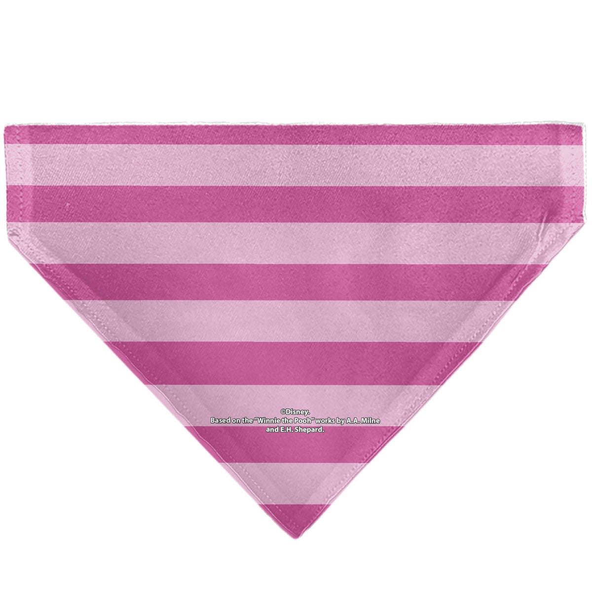 Pet Bandana - Piglet Face and Stripes Pinks
