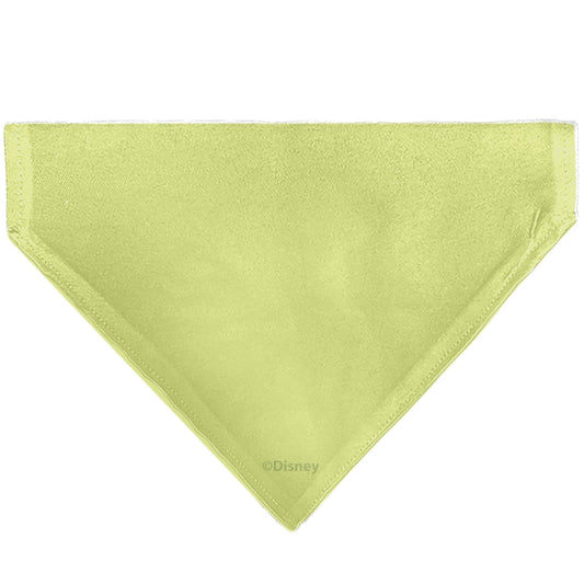 Pet Bandana - The Princess and the Frog Princess Tiana Dress Print Greens/Yellow