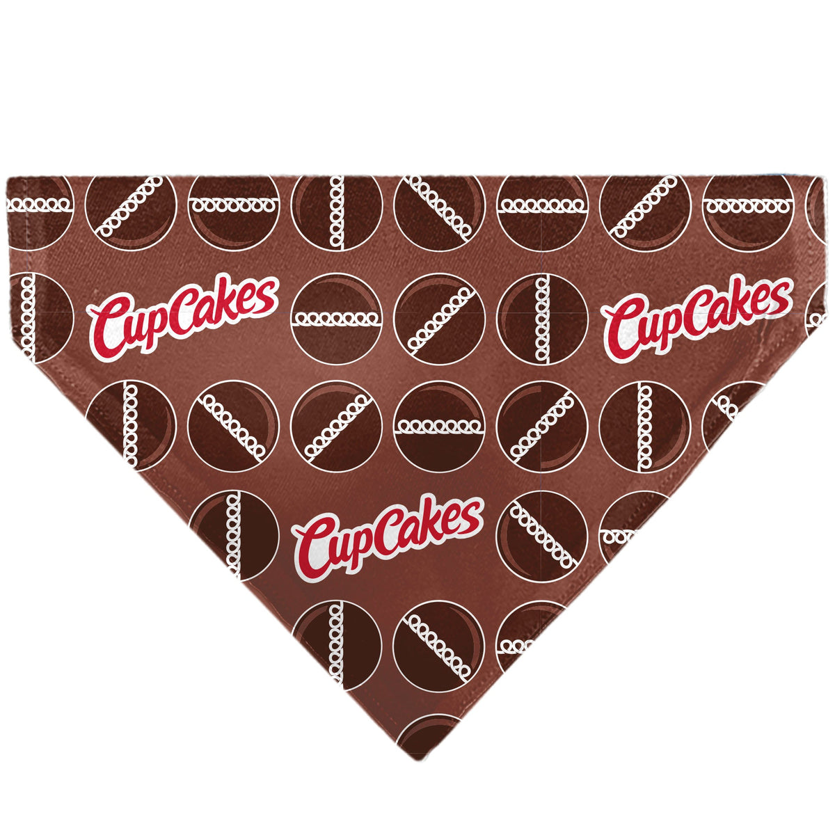 Pet Bandana - Hostess Cupcakes Turns and Logo Brown