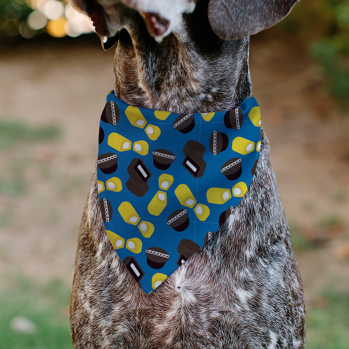 Pet Bandana - Hostess Cupcakes Ding Dongs Twinkies and Logo Light Blue