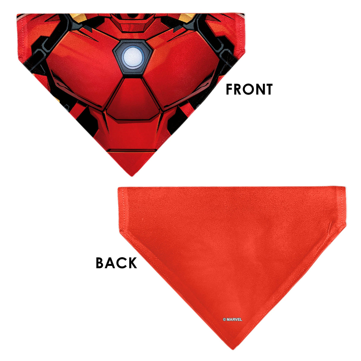Pet Bandana - Iron Man Suit Chest Detail Red/Black