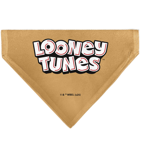 Pet Bandana - LOONEY TUNES Lola Bunny Face Close-Up Peach