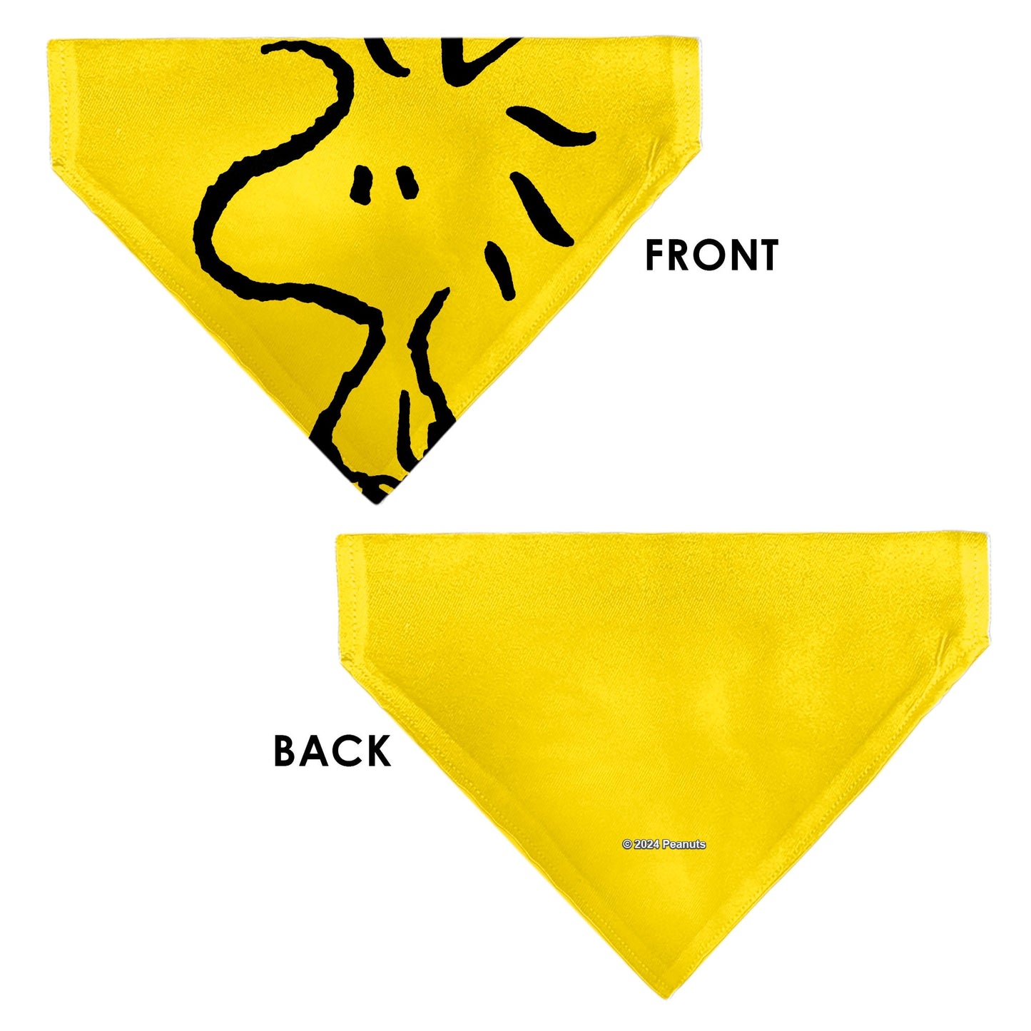 Pet Bandana - Peanuts Woodstock Pose Yellow