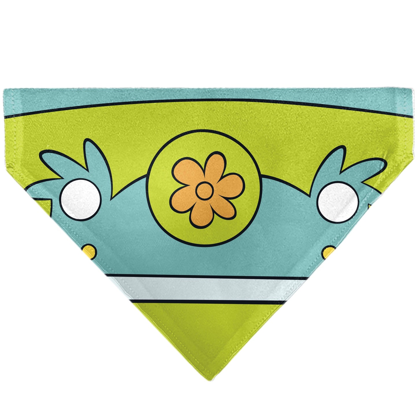Pet Bandana - Scooby Doo THE MYSTERY MACHINE Logo Blues/Yellow/Orange