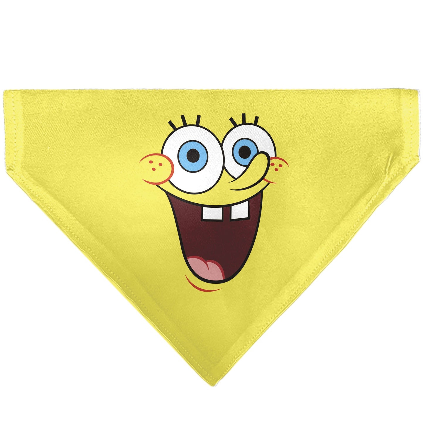 Pet Bandana - SpongeBob SquarePants Excited Smile Expression Yellow